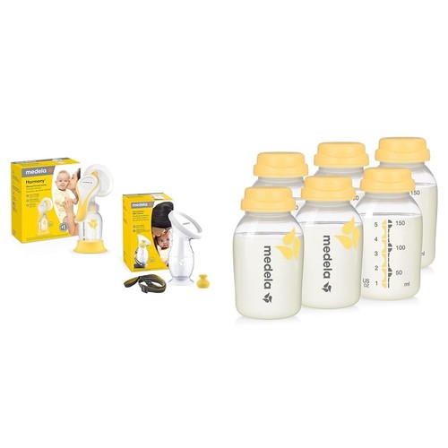 Medela manual breast pump set - breast,